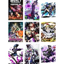Divine Gate Fotokart 9 Adet Kesilmiş  8*6 cm Pvc Kaplı Süper Hd Kaliteli Baskılı Fotokart