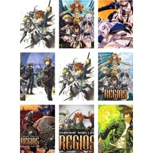 Chrome Shelled Regios Fotokart 9 Adet Kesilmiş  8*6 cm Pvc Kaplı Süper Hd Kaliteli Baskılı