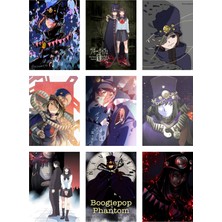Boogiepop Phantom Fotokart 9 Adet Kesilmiş  8*6 cm Pvc Kaplı Süper Hd Kaliteli Baskılı Fotokart