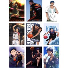 Aomine Daiki Fotokart 9 Adet Kesilmiş  8*6 cm Pvc Kaplı Süper Hd Kaliteli Baskılı Fotokart