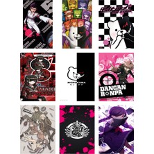 Danganronpa Fotokart 9 Adet Kesilmiş  8*6 cm Pvc Kaplı Süper Hd Kaliteli Baskılı Fotokart