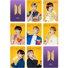 Bts (Jin,jimin,v,suga Jungkook) Fotokart 9 Adet  8*6 cm Pvc Kaplı Süper Hd Kaliteli Baskılı Fotokart