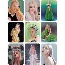 Blackpink Fotokart 9 Adet  8*6 cm Pvc Kaplı Süper Hd Kaliteli Baskılı Fotokart