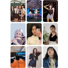 Blackpink Fotokart 9 Adet  8*6 cm Pvc Kaplı Süper Hd Kaliteli Baskılı Fotokart