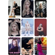 Blackpink Fotokart 9 Adet  8*6 cm Pvc Kaplı Süper Hd Kaliteli Baskılı Fotokart