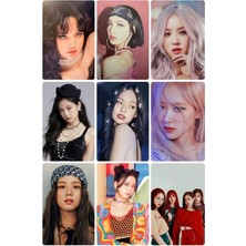 Blackpink Fotokart 9 Adet  8*6 cm Pvc Kaplı Süper Hd Kaliteli Baskılı Fotokart