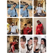 Twice Fotokart 9 Adet  8*6 cm Pvc Kaplı Süper Hd Kaliteli Baskılı Fotokart