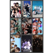 Bts (Jin,jimin,v,suga Jungkook) Fotokart 9 Adet  8*6 cm Pvc Kaplı Süper Hd Kaliteli Baskılı Fotokart