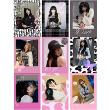 Blackpink Fotokart 9 Adet  8*6 cm Pvc Kaplı Süper Hd Kaliteli Baskılı Fotokart