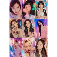 Twice Fotokart 9 Adet  8*6 cm Pvc Kaplı Süper Hd Kaliteli Baskılı Fotokart