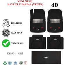 Beka52 Chevrolet Captiva Suv  2010 4d Havuzlu Yeni Nesil Universal Paspas Krom Gri