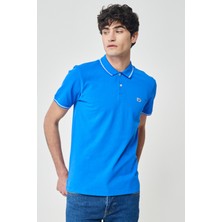 Lee Lee Erkek Mavi Polo Tişört