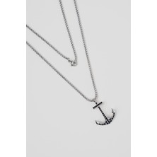 So CHIC Çapa Figürlü Çelik 60 Cm Erkek Kolye