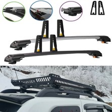 Thunder Dacia Duster Sandero Stepway Logan Kilitli Ara Atkı Cross Bar Taşıyıcı Tavan Barı 4 Adet Dayama Dahil