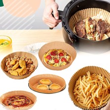 Bamboo Star Xiaomi Airfryer Uyumlu Büyük Boy Xl-Xxl 20 cm Hava Firitözü Yağsız Pişirme Kağıdı 50 Lli