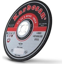 Karbosan 115x1.0x22.23 Inox Thin Line Kesme Diski Paslanmaz Çelik İçin En İyi Performans