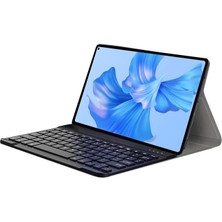 Microcase Samsung Galaxy Tab S9+ S9 Plus 12.4 Inch Tablet Uyumlu Bluetooth Klavyeli Standlı Kılıf - Bkk4