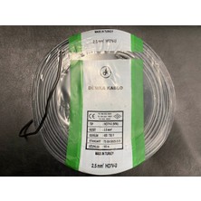 Çağatay Elektrik 2,5 Mm Nya Tek Damar Elektrik Tesisat Kablosu Tam Bakır Siyah (100 Metre)