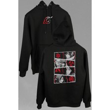 Kendim Seçtim Naruto Kakashi Anime Manga Ön ve Arka Baskılı Sweatshirt Unisex Kapüşonlu Hoodie