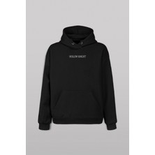 Kendim Seçtim Hollow Knight Ghost Cadılar Bayramı Kuru Kafa Ön ve Arka Baskılı Sweatshirt Unisex Kapüşonlu Hoodie