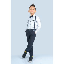 Mnk Baby & Kids Baskılı Oxford Erkek Çocuk Takım MNK047910