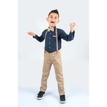 Mnk Baby & Kids Baskılı Erkek Çocuk Takım MNK047910 Özel Olay İçin Şık Tasarım