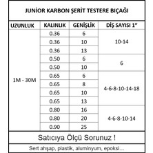 Alavan Scheppach Basato 1 (6 x 0.65 mm - 6 Diş) Karbon Şerit Testere Bıçağı