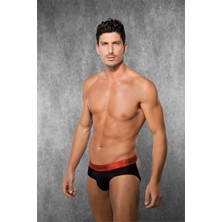 Erkek Jockstrap Siyah String 1310