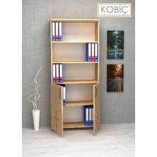 Kobiç Dosya Dolabı Yarım Kapak 80X35X185 cm (MEŞE)