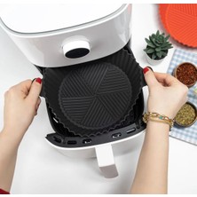 Zehazem Airfryer Silikon Pişirme Kabı Hava Fritözü Kabı Bpa Free