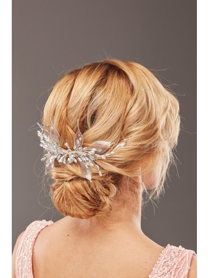 Simay Aksesuar Gelin Tacı, Gelin Kına Düğün Saç Aksesuarı