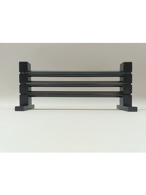 Bese Home Üç Raylı Çetray Rustik Perde Askısı Perde Kornişi Perde Aksesuarı