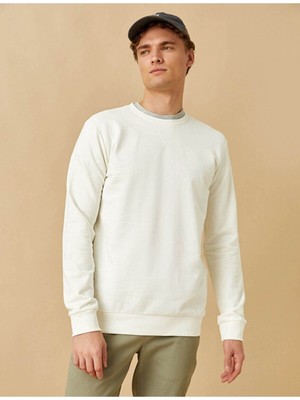 Koton Erkek Sweat Beyaz 2YAM71592LK