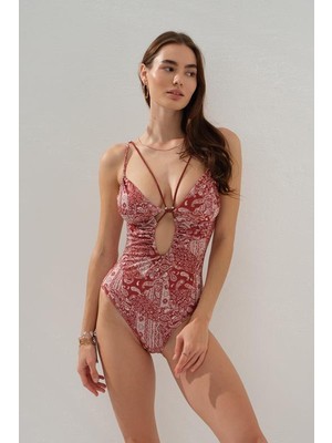 Pierre Cardin İnce Askı Dekolteli Mayo 231104-D