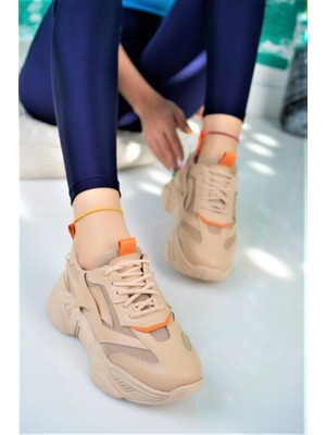 Aleza Shoes Mosina Bağcıklı Ultra Rahat Kadın Sneaker