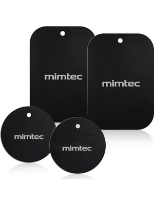 Mimtec 4 Adet Araç Içi Telefon Tutucu Mıknatısı Metal Plaka Mıknatıs Tutucular Için Yedek Mıknatıs