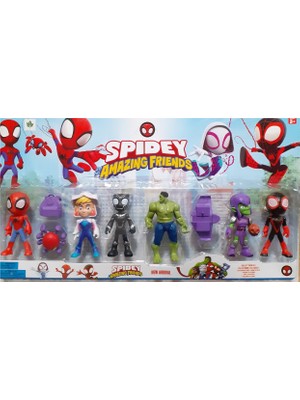 Srt Spıdey Amazıng Frıends Spiderman 6 Lı Figür Oyuncak