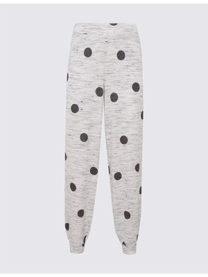 Marks & Spencer Puantiye Desenli Kısa Kollu Pijama Takımı
