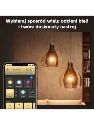 Sumeno Huewa 8-75W Beyaz Ambiyans Akıllı Başlangıç Seti 3'lü Akıllı Butonlu E27 Bluetooth Özellikli