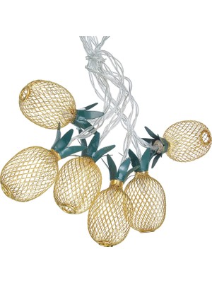 Dekoratif Led Işıklı Metal Ananas Dizeleri YD1424