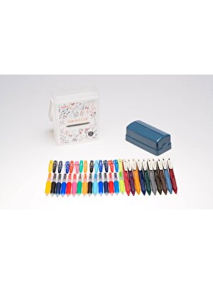 Zebra Sarasa 0.5mm Z Box 25'li Jel Kalem Seti Plastik Çantalı Set