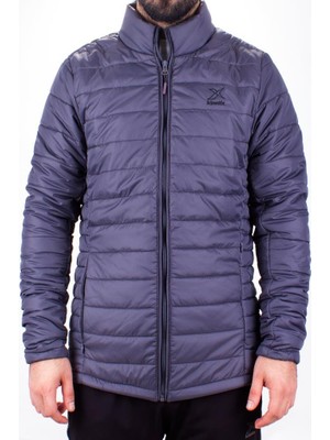 Kinetix Padded Coat Koyu Gri Günlük Şişme Erkek Mont
