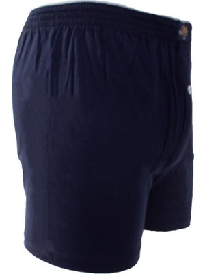 Ören Stil 44-7000 Lacivert 4'lü Paket Erkek  Havlu Bel Pamuklu Boxer