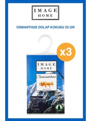 Image Home Osmanthus Çiçeği Tazeliği Çok Amaçlı Elbise Dolabı Çekmece Banyo Tuvalet Koku Kesesi x 3