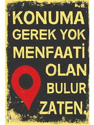 Hayat Poster Menfaati Olan Bulur Komik Duvar Yazıları Retro Ahşap Poster