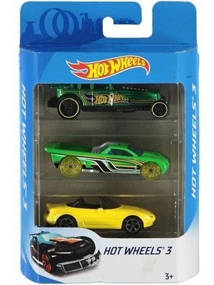 Hot Wheels 3'lü Araba Seti  (1 Adet)