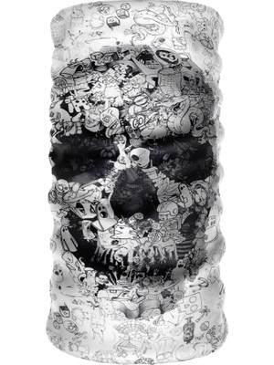 Bebo Store Extreme Spor Motor ve Bisiklet Kullananlara Özel Desenli Boyunluk Bandana Balaklava