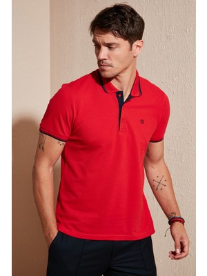 Buratti % 100 Pamuk Düğmeli Regular Fit Polo Yaka T Shirt Erkek POLO YAKA T SHİRT 5902118
