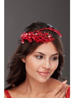 Simay Aksesuar Taşlı Gelin Tacı,kına Tacı,düğün Kına Saç Aksesuarı