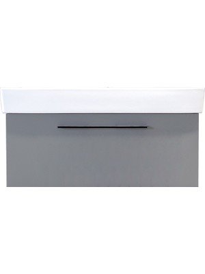 Kobos Glow Lavabo Dolabı Mat Gri 100 cm KB.100004